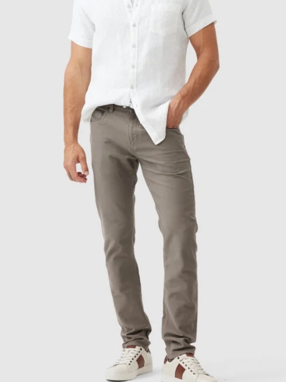 Rodd & Gunn Motion Slim Fit Jean Pebble